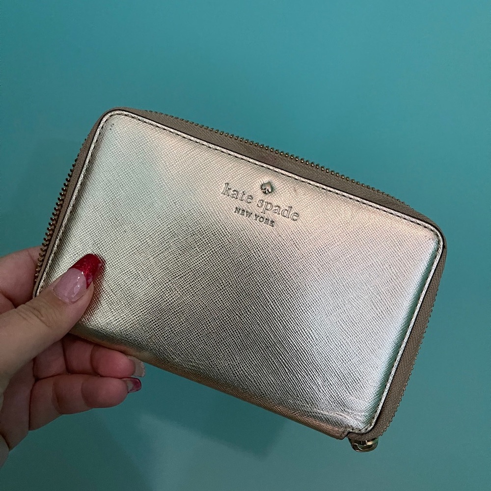 Gold Kate Spade Wallet